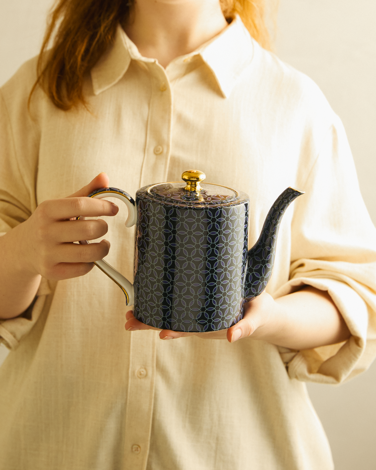 Nomad Nights Large Blue Teapot