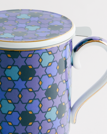 Nomad Nights Blue Mug with Infuser