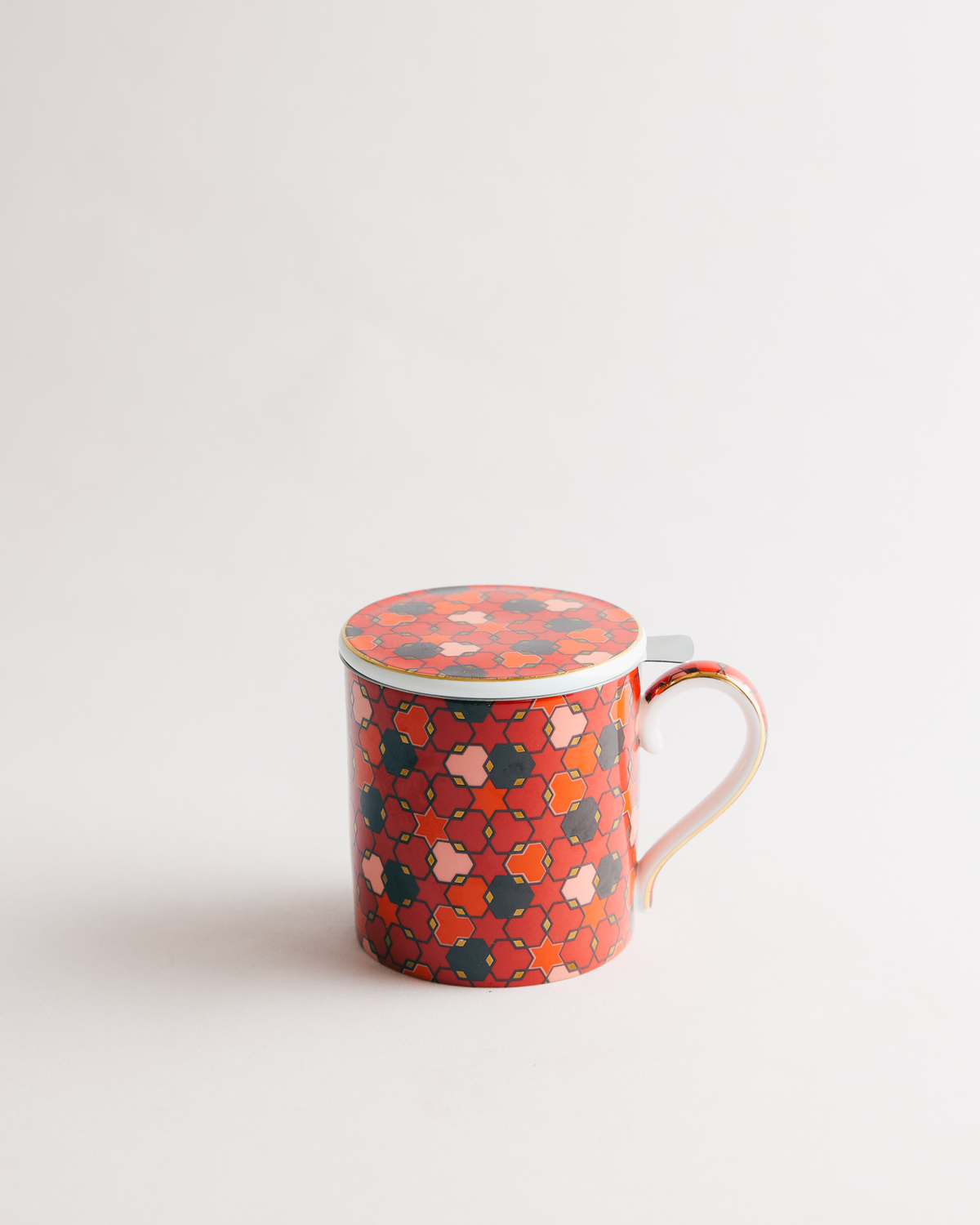 Nomad Nights Red Mug with Infuser