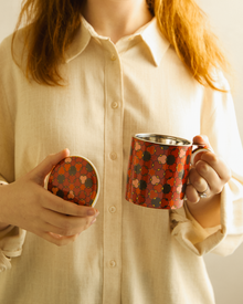 Nomad Nights Red Mug with Infuser