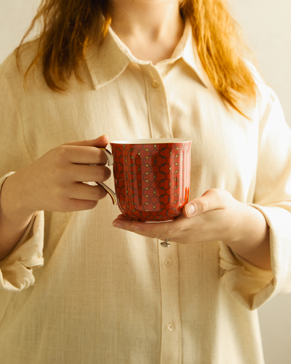 Nomad Nights Red Pretty Mug