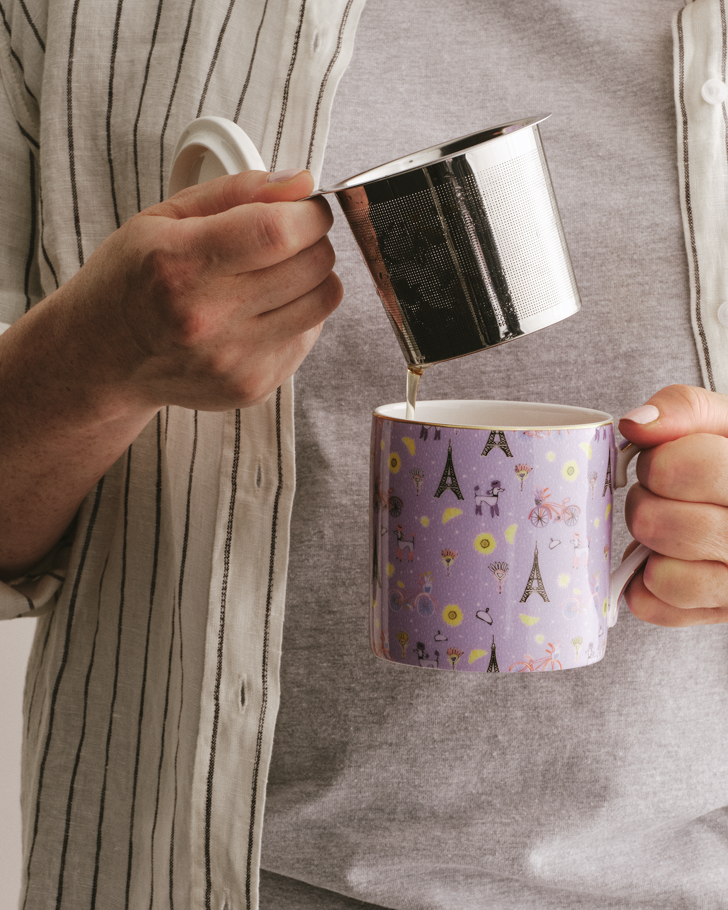 Iconic French Earl Grey Mug with Infuser