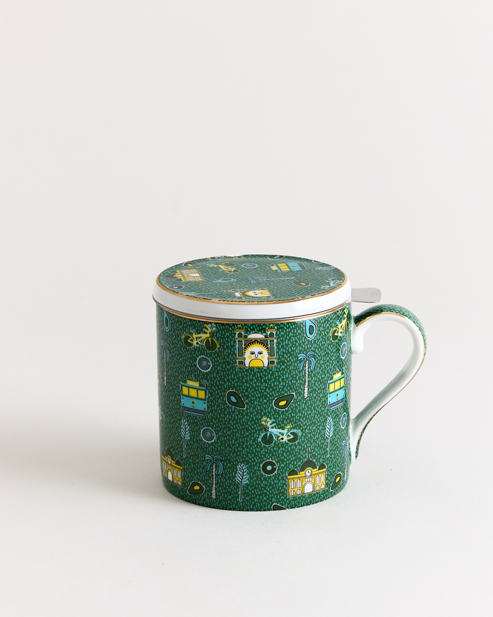Iconic Melbourne Breakfast Mug with Infuser