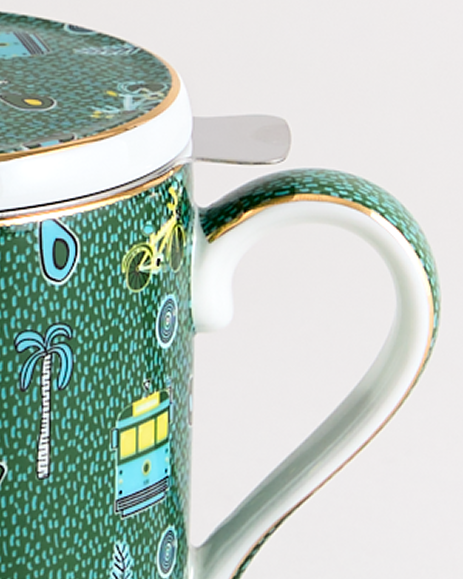 Iconic Melbourne Breakfast Mug with Infuser