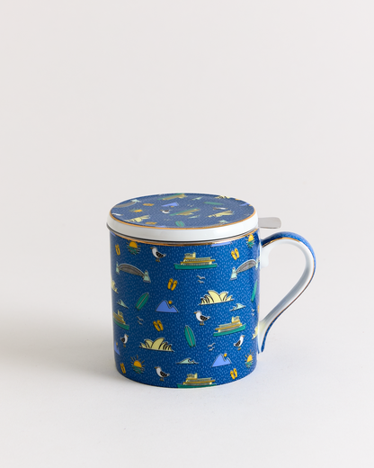 Iconic Sydney Breakfast Mug With Infuser