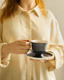 Nomad Nights Blue Footed Cup & Saucer