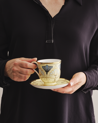 Toulouse Cup & Saucer Lemon