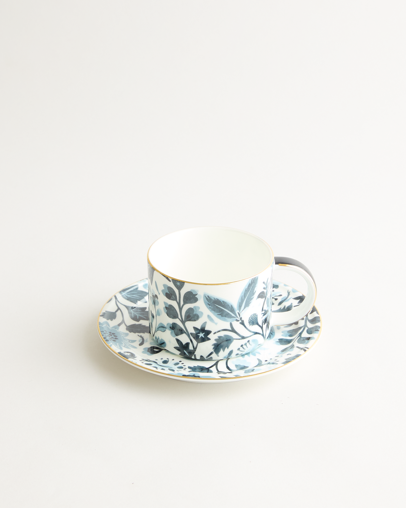 Stardust Bloom Small Blue Cup & Saucer