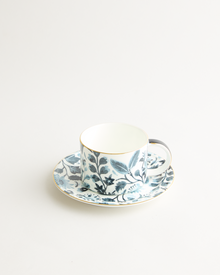 Stardust Bloom Small Blue Cup & Saucer