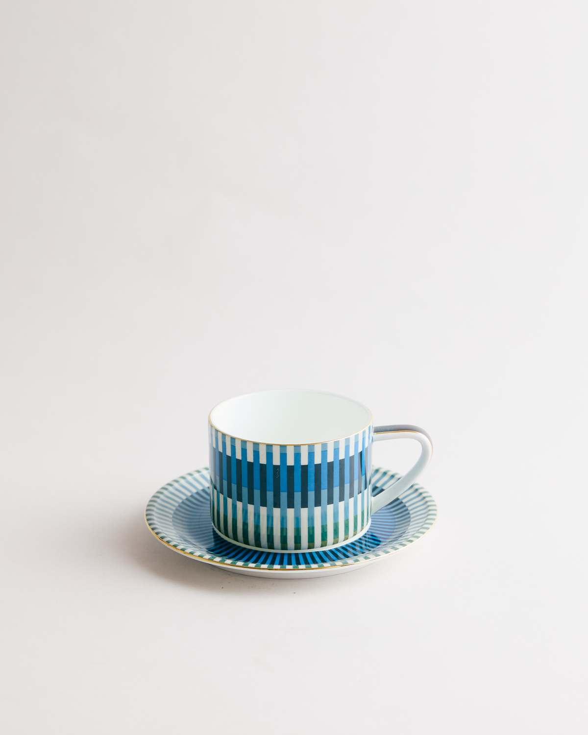 Loom Small Blue Cup & Saucer