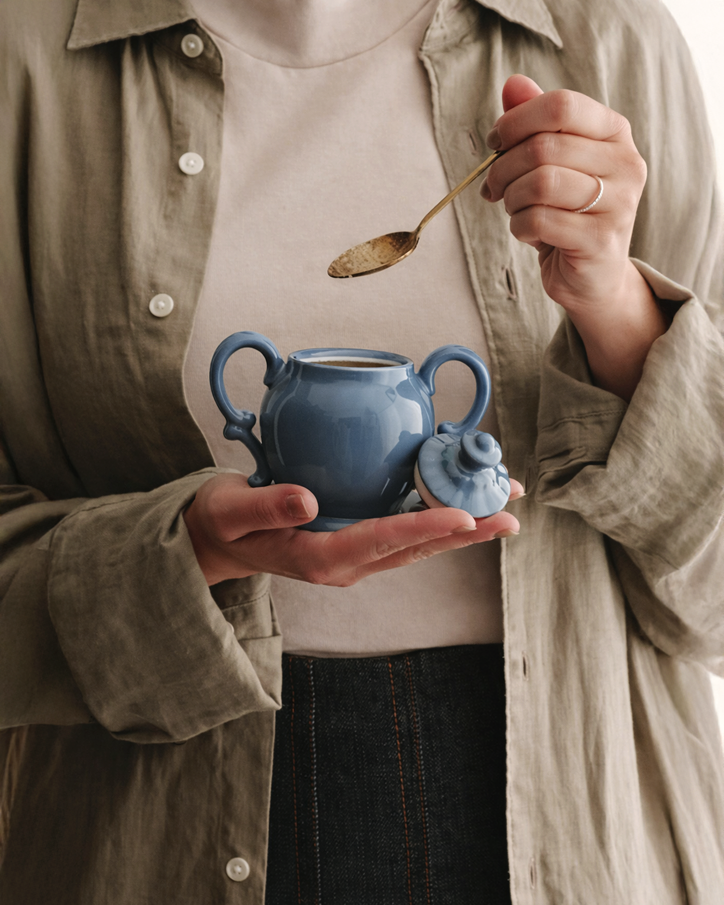 Ancora Sugar Bowl Blue