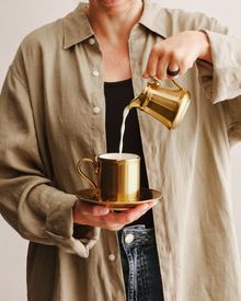 Moroccan Muse Milk Jug Gold