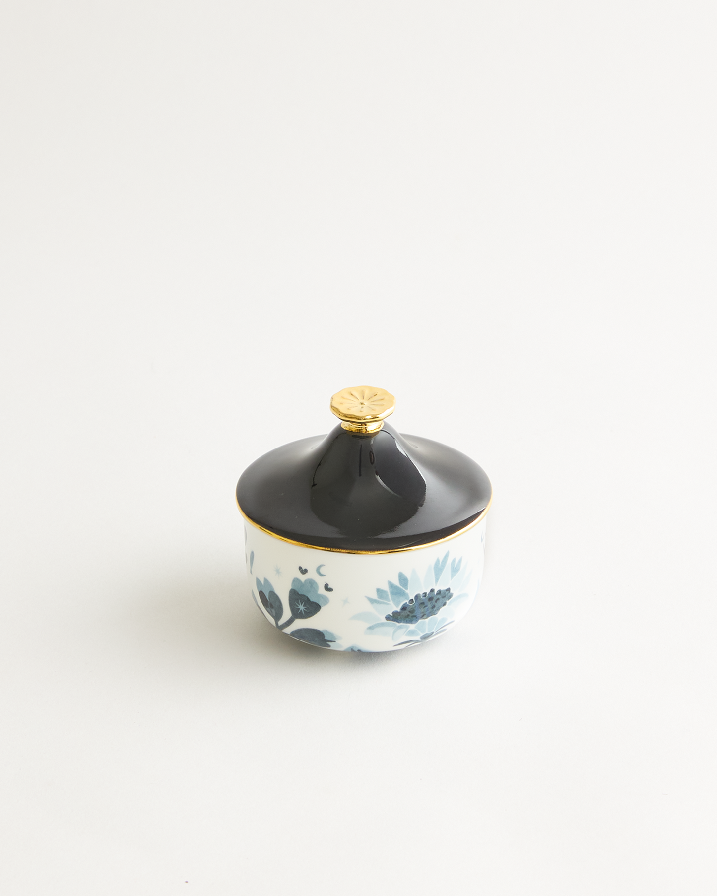 Stardust Bloom Blue Sugar Bowl