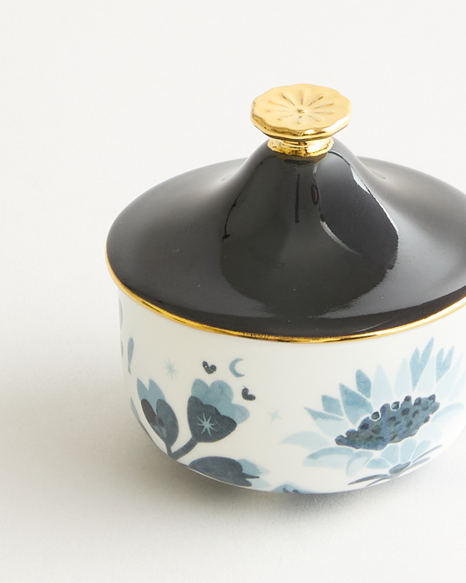 Stardust Bloom Blue Sugar Bowl
