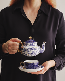 High Tea Hijinks Tea For One Blue