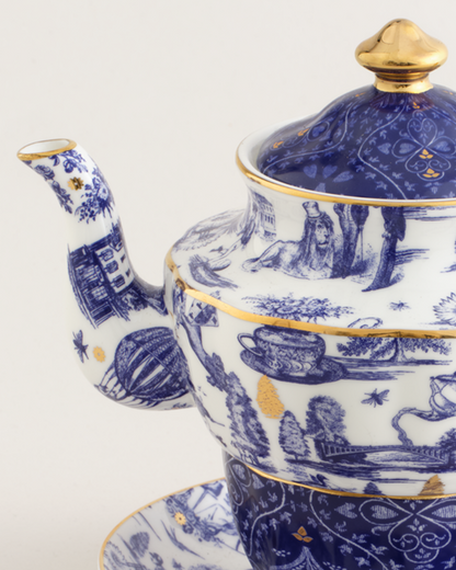 High Tea Hijinks Tea For One Blue