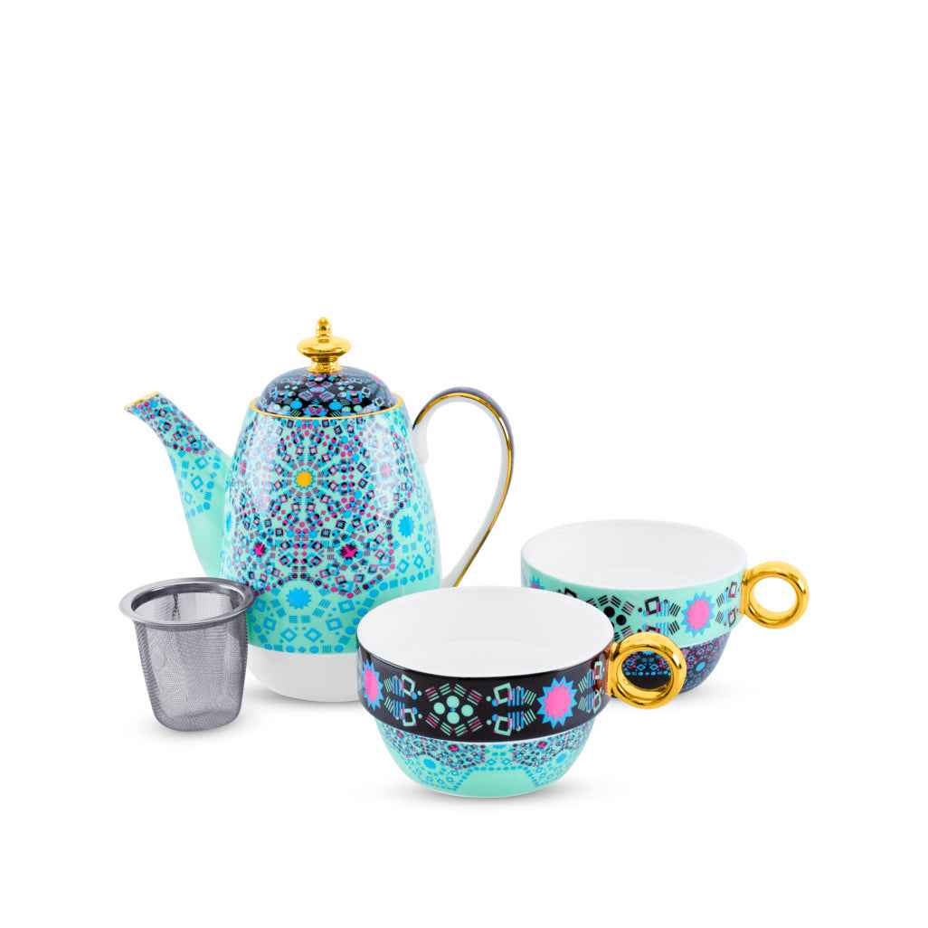 Moroccan Tealeidoscope Aqua Tea For Two