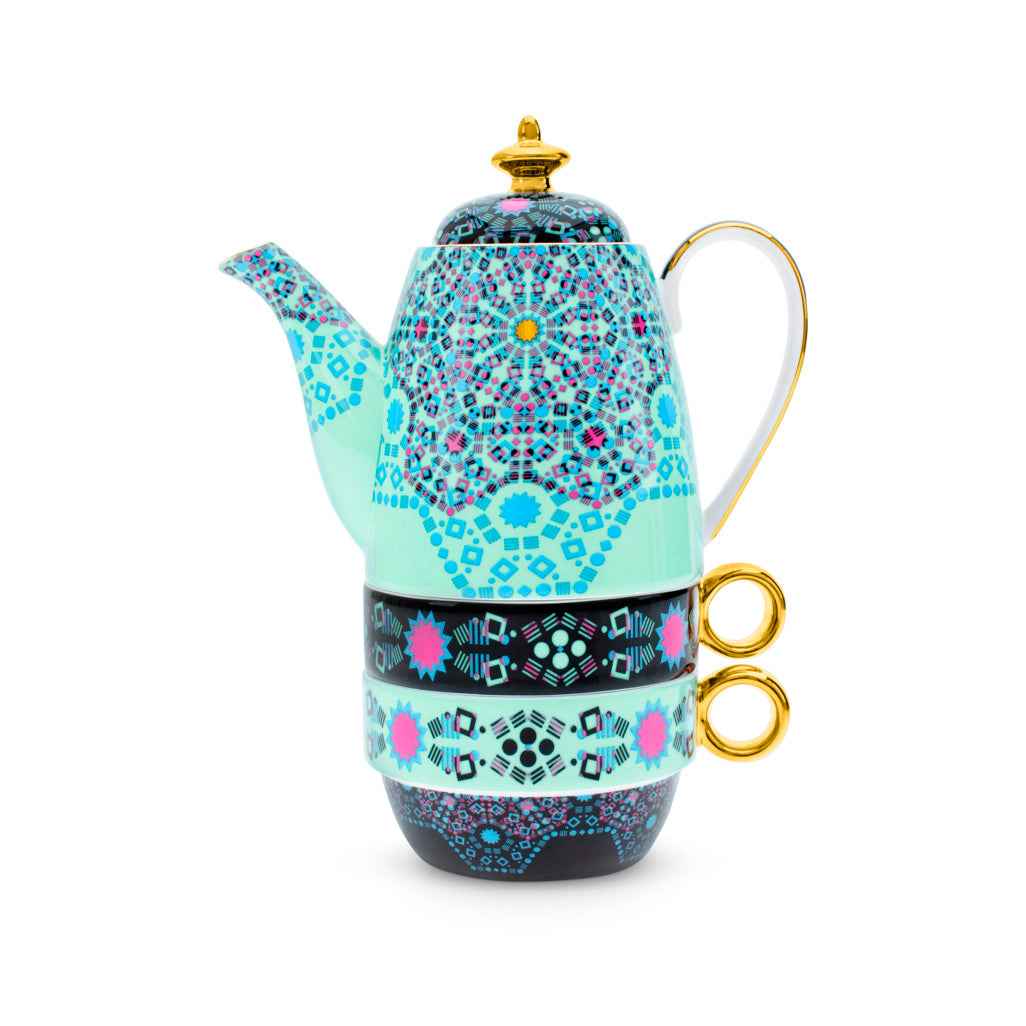 Moroccan Tealeidoscope Aqua Tea For Two