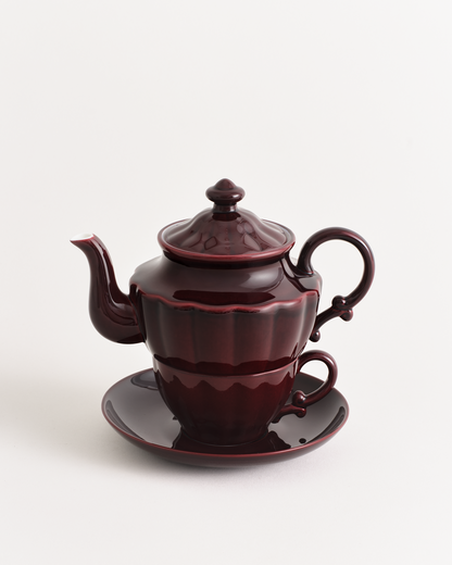 Ancora Tea For One Burgundy