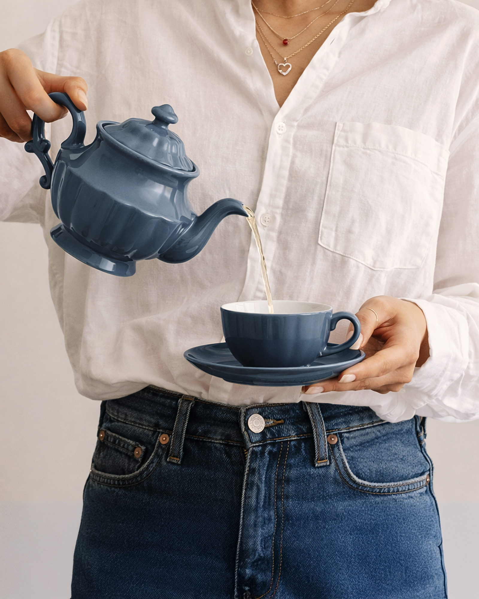 Ancora Tea For One Blue