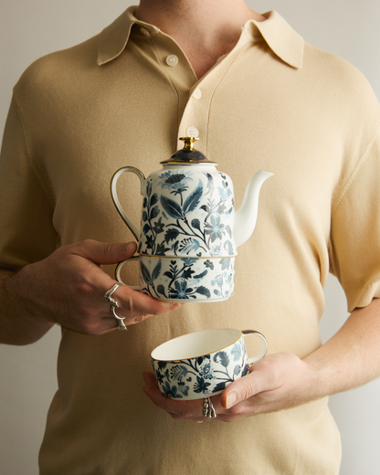 Stardust Bloom Blue Tea For Two