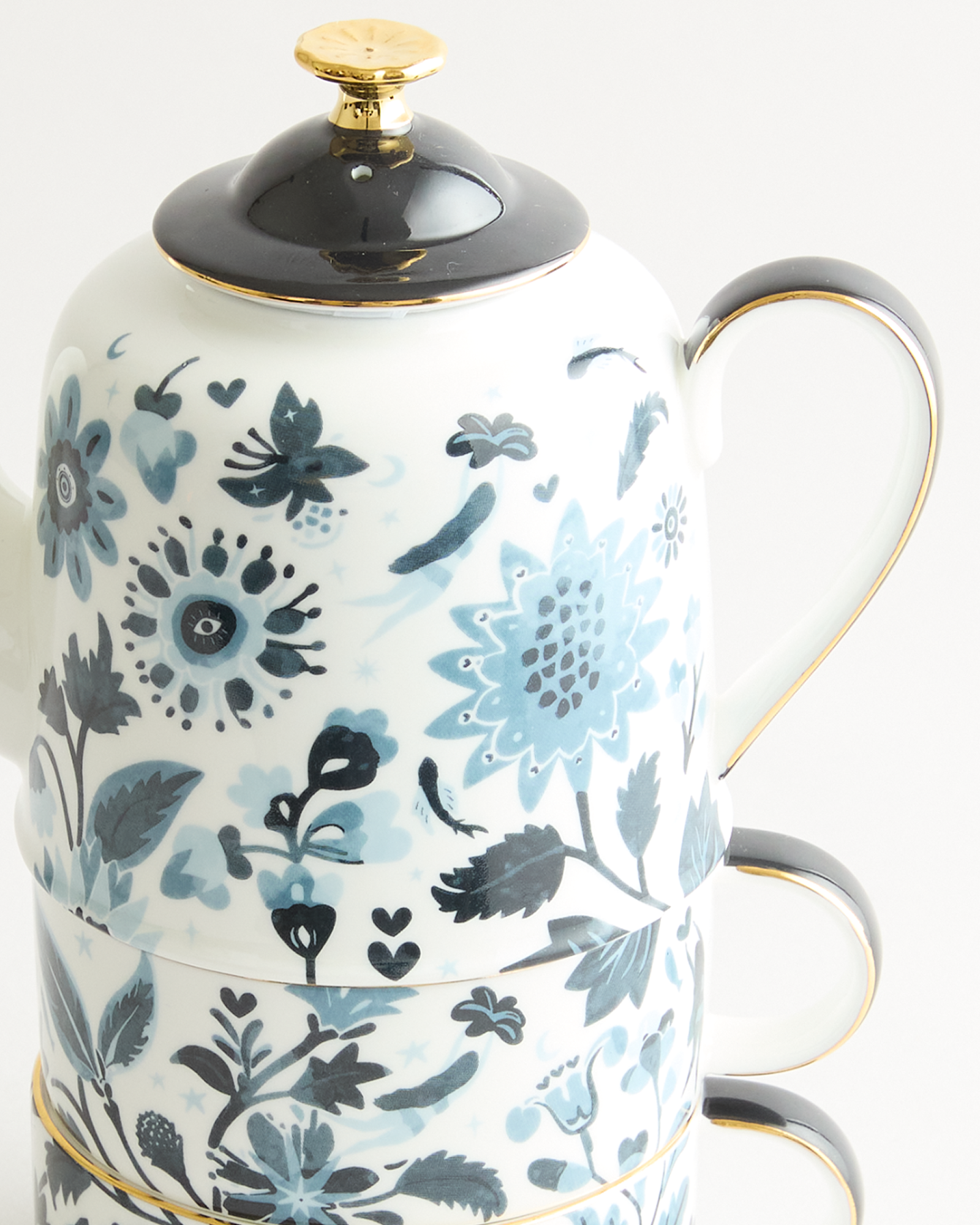 Stardust Bloom Blue Tea For Two