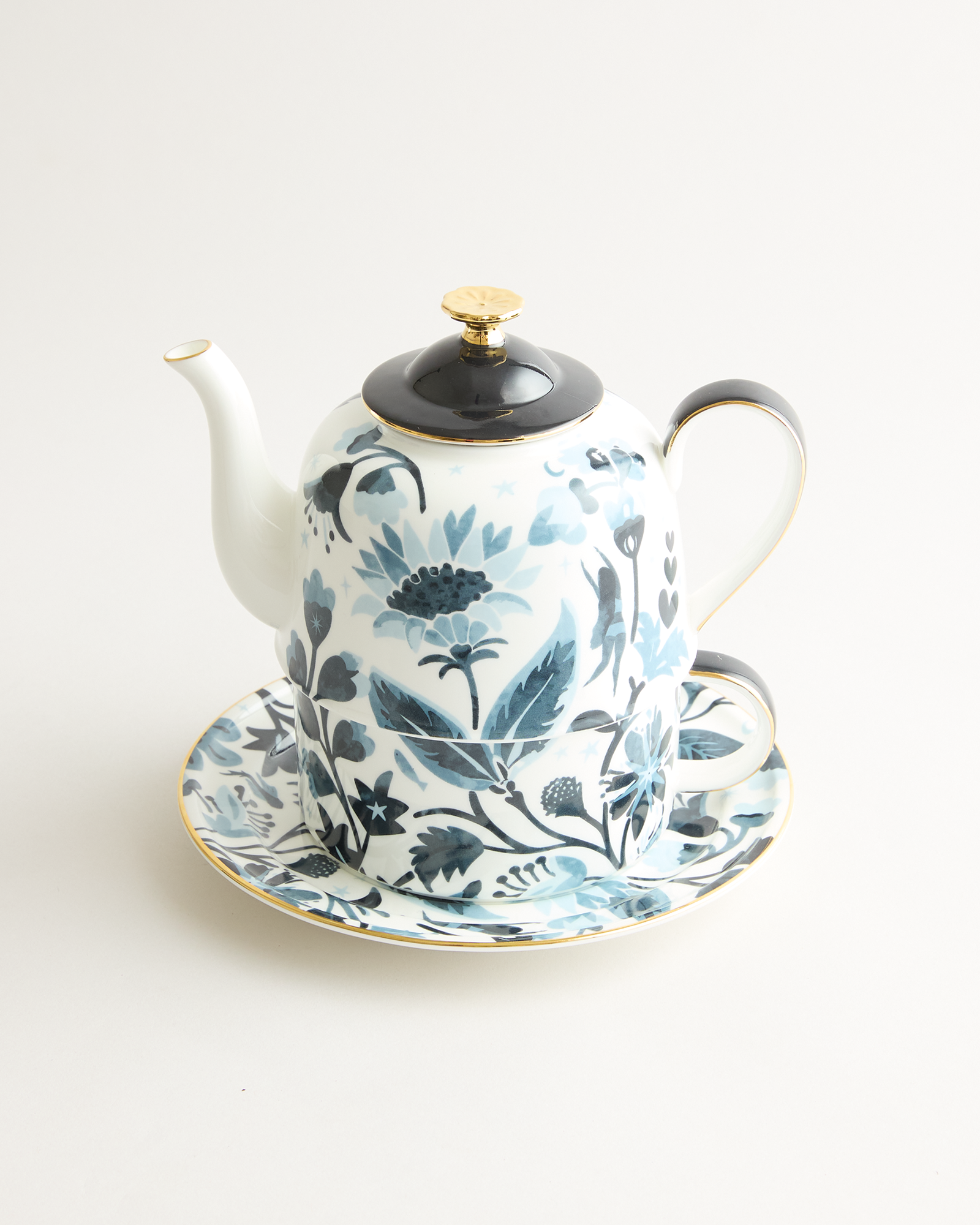 Stardust Bloom Blue Tea For One