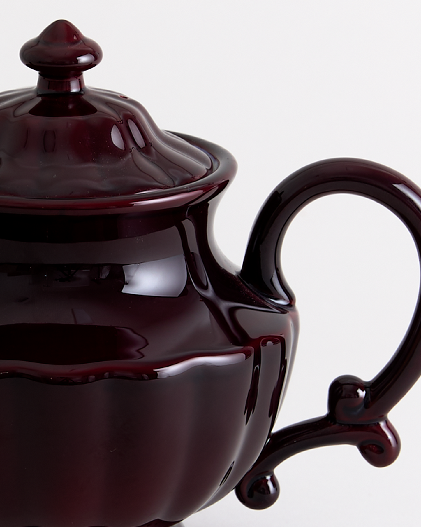 Ancora Teapot Burgundy
