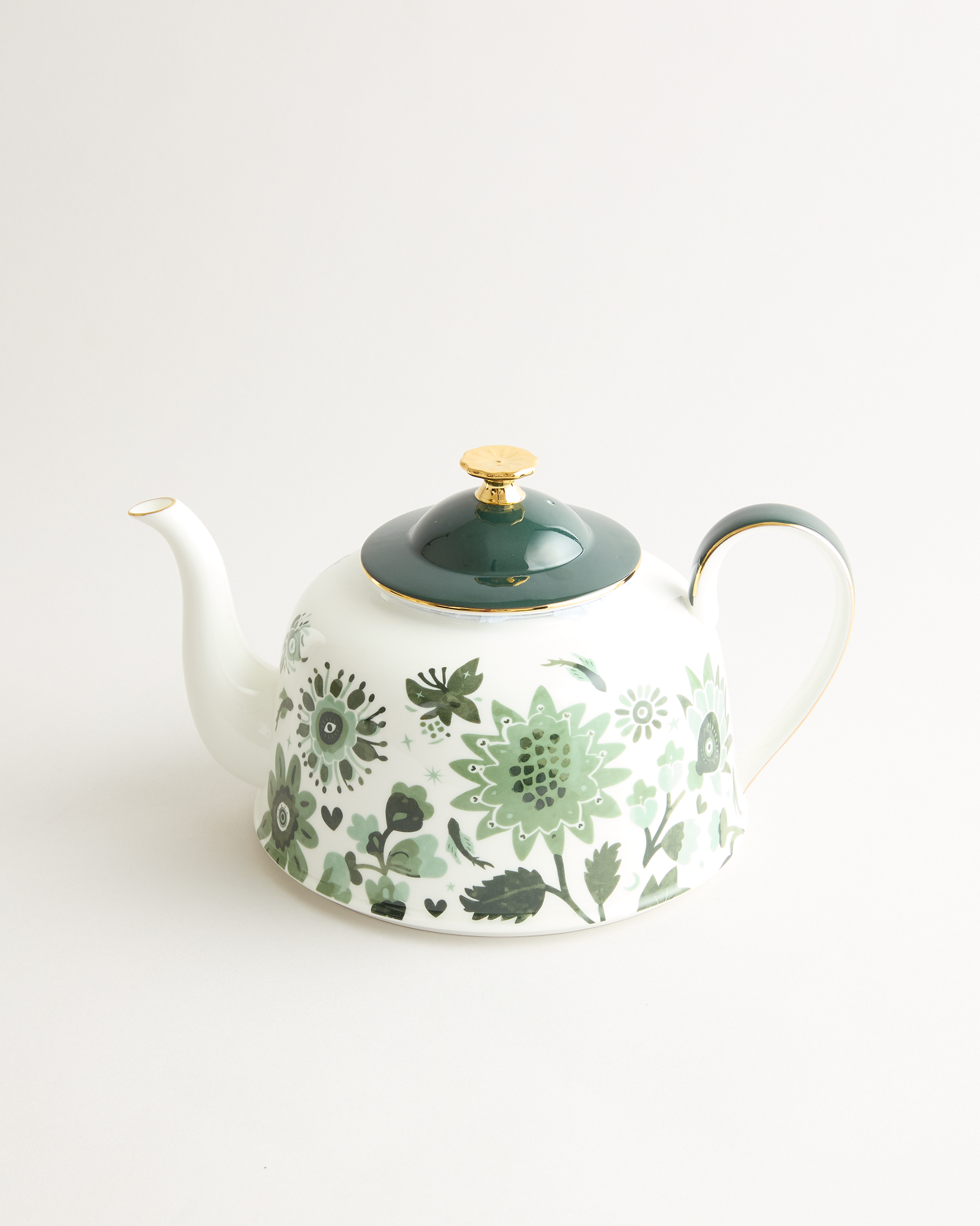 Stardust Bloom Tall Sage Teapot