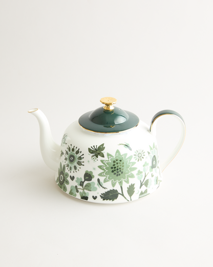 Stardust Bloom Tall Sage Teapot