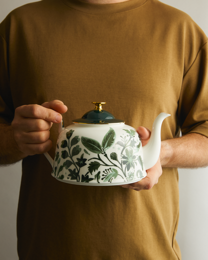 Stardust Bloom Tall Sage Teapot