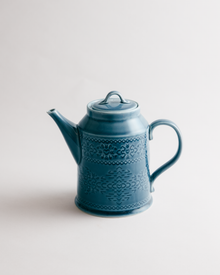 Retroglaze Denim Teapot