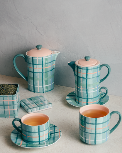 Plaid & Pour Sage Tea For One