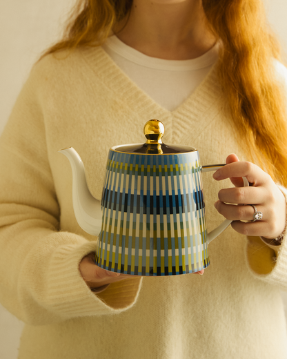 Loom Large Blue Teapot