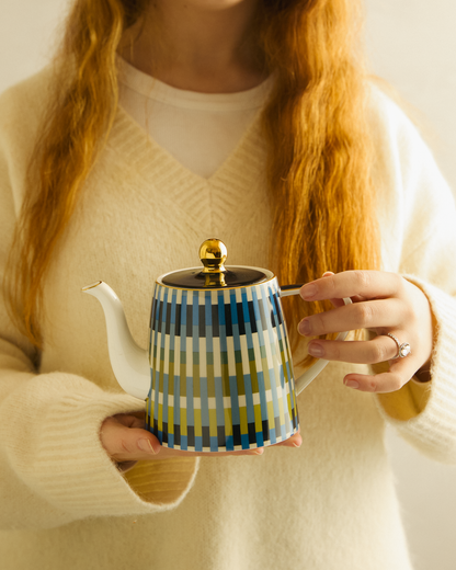 Loom Small Blue Teapot