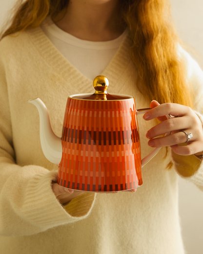 Loom Large Peachy Teapot