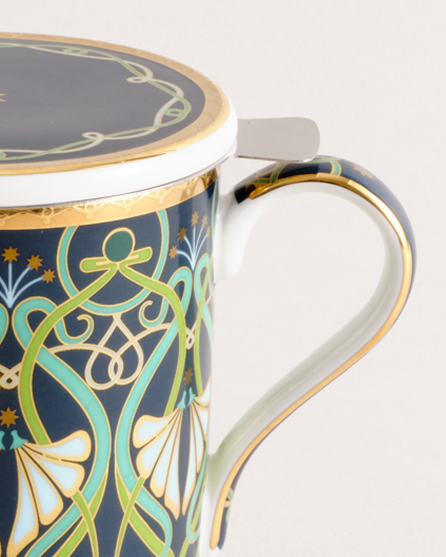 Boxed Toulouse Mug With Infuser Midnight