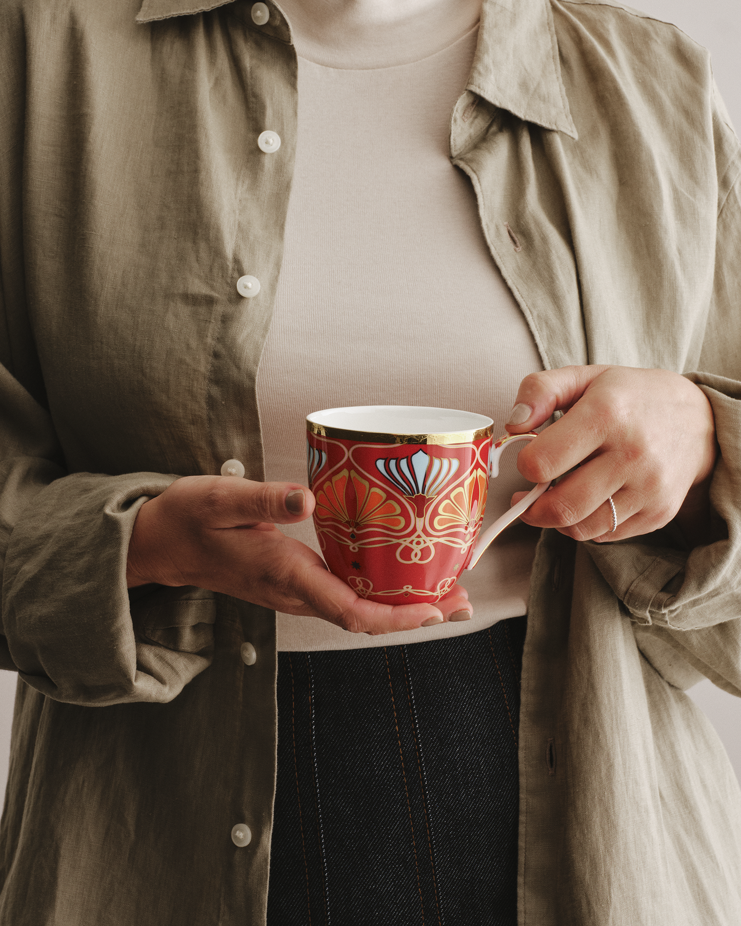 Toulouse Pretty Mug Red