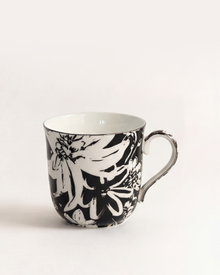Floral Pop Pretty Mug Black
