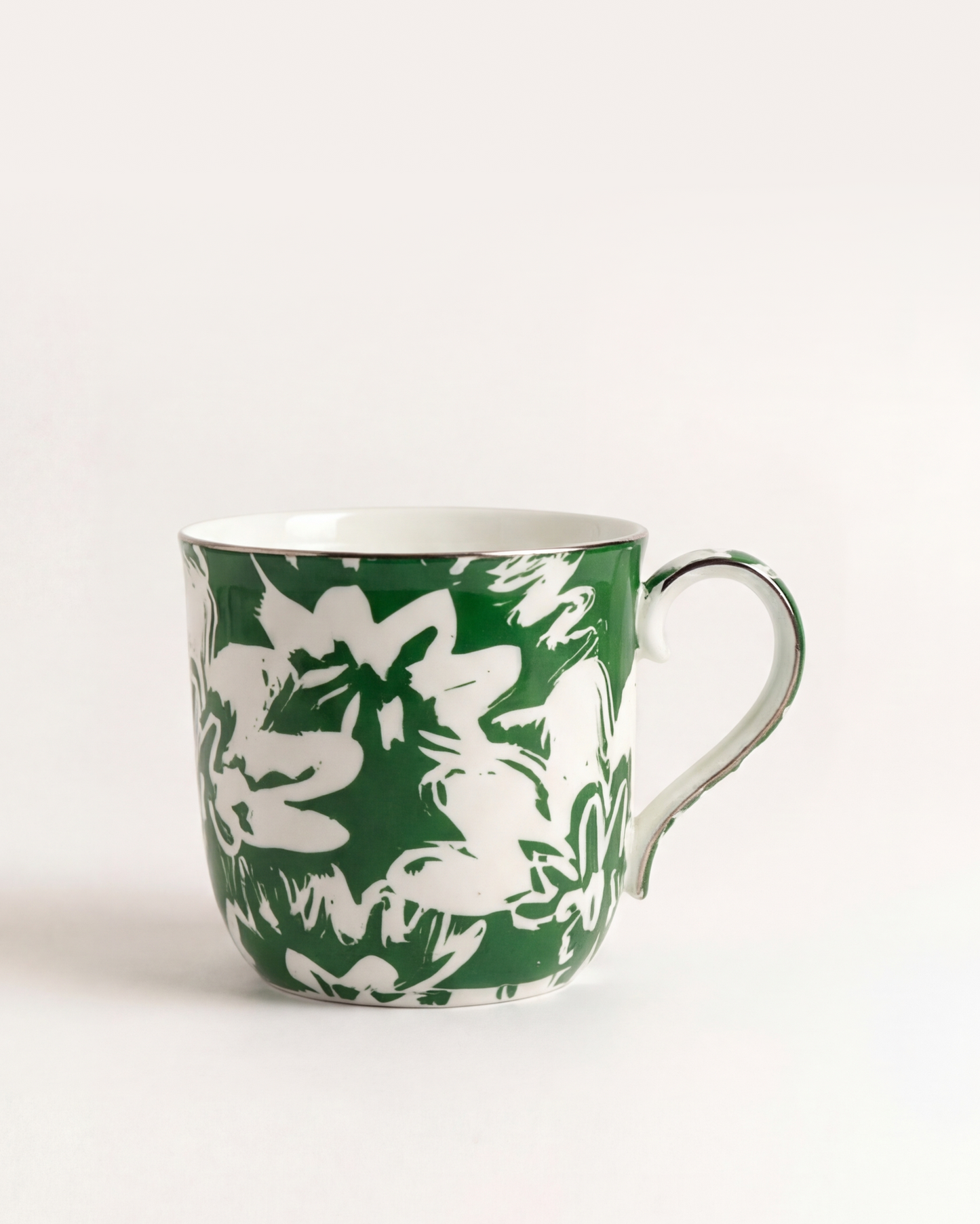Floral Pop Pretty Mug Green