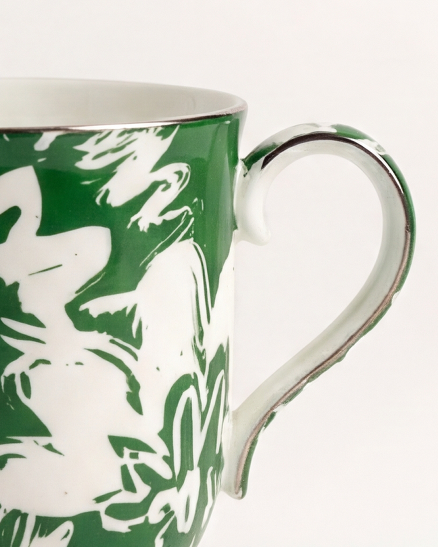 Floral Pop Pretty Mug Green