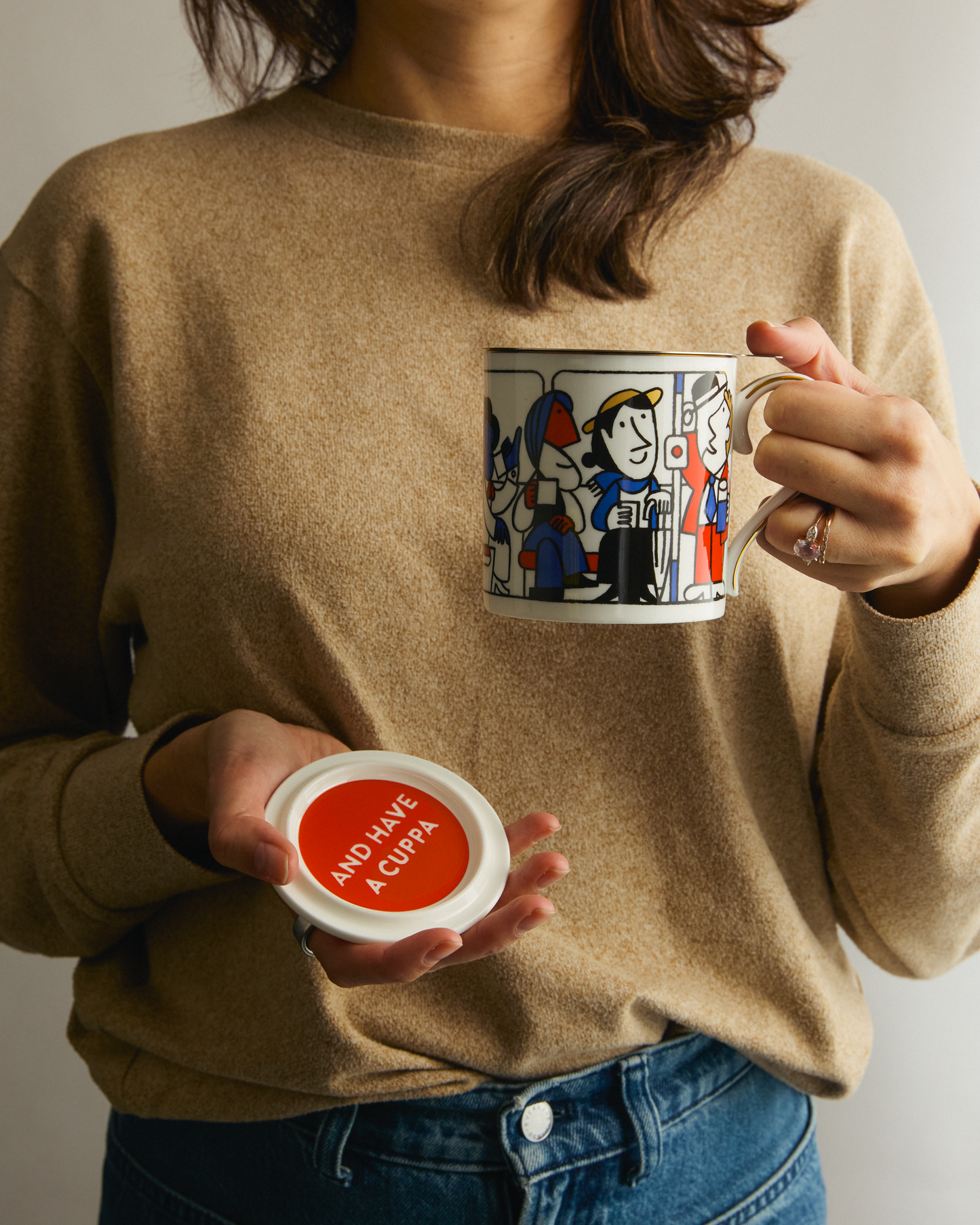 English Breakfast x Jay Cover Mug with Infuser