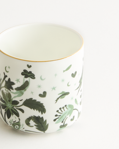 Stardust Bloom Sage Tea Cup