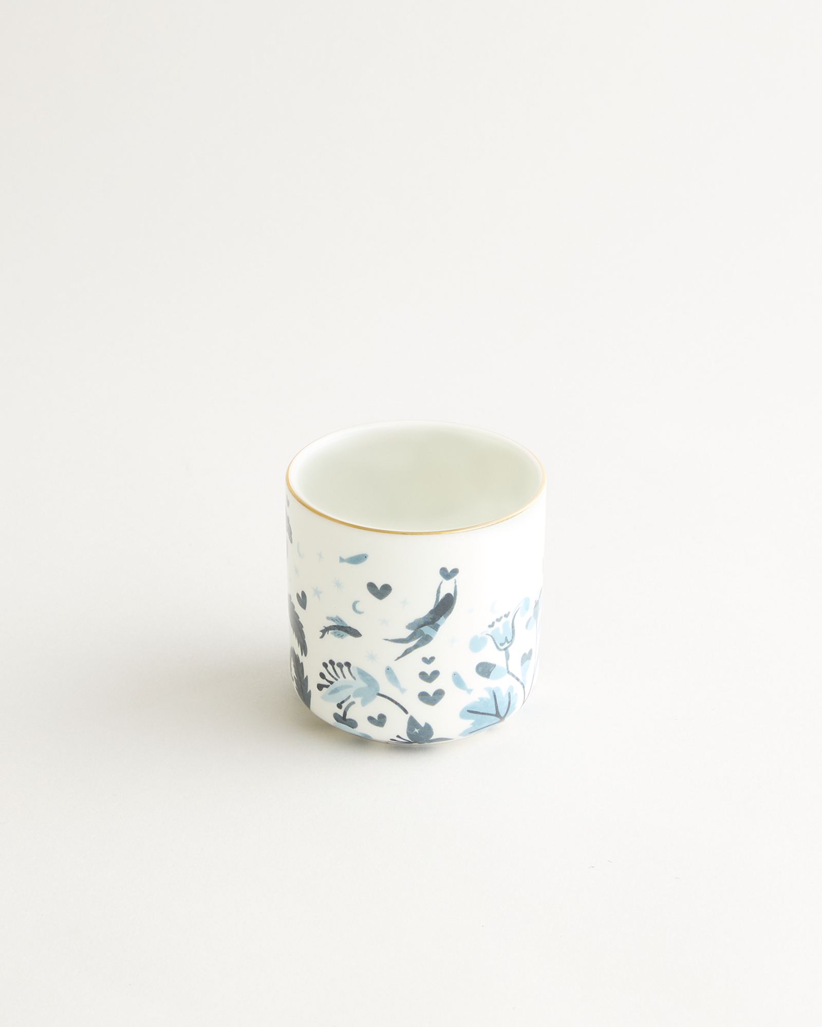 Stardust Bloom Blue Tea Cup