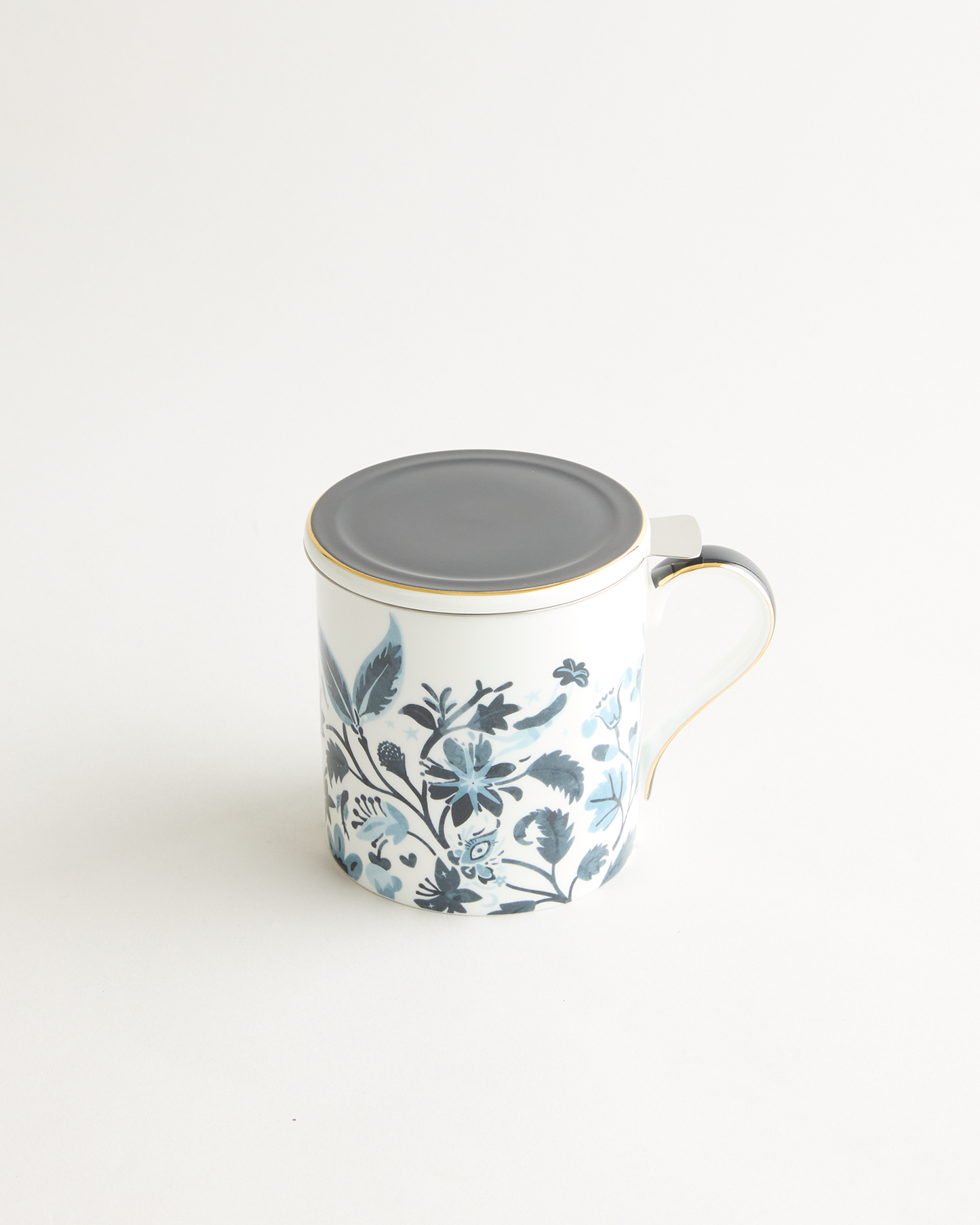 Stardust Bloom Blue Mug With Infuser