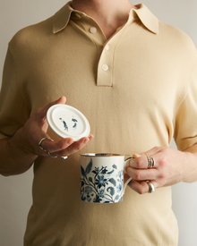 Stardust Bloom Blue Mug With Infuser
