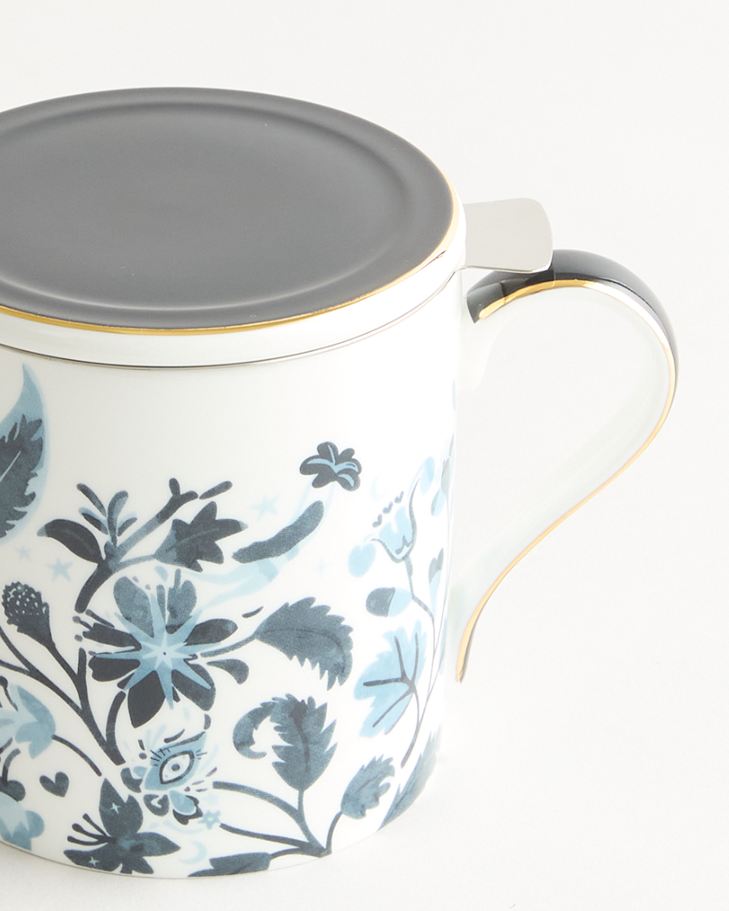 Stardust Bloom Blue Mug With Infuser