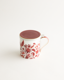 Stardust Bloom Red Mug With Infuser