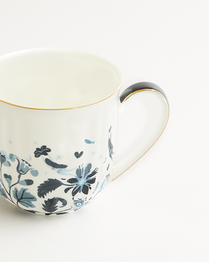 Stardust Bloom Blue Pretty Mug