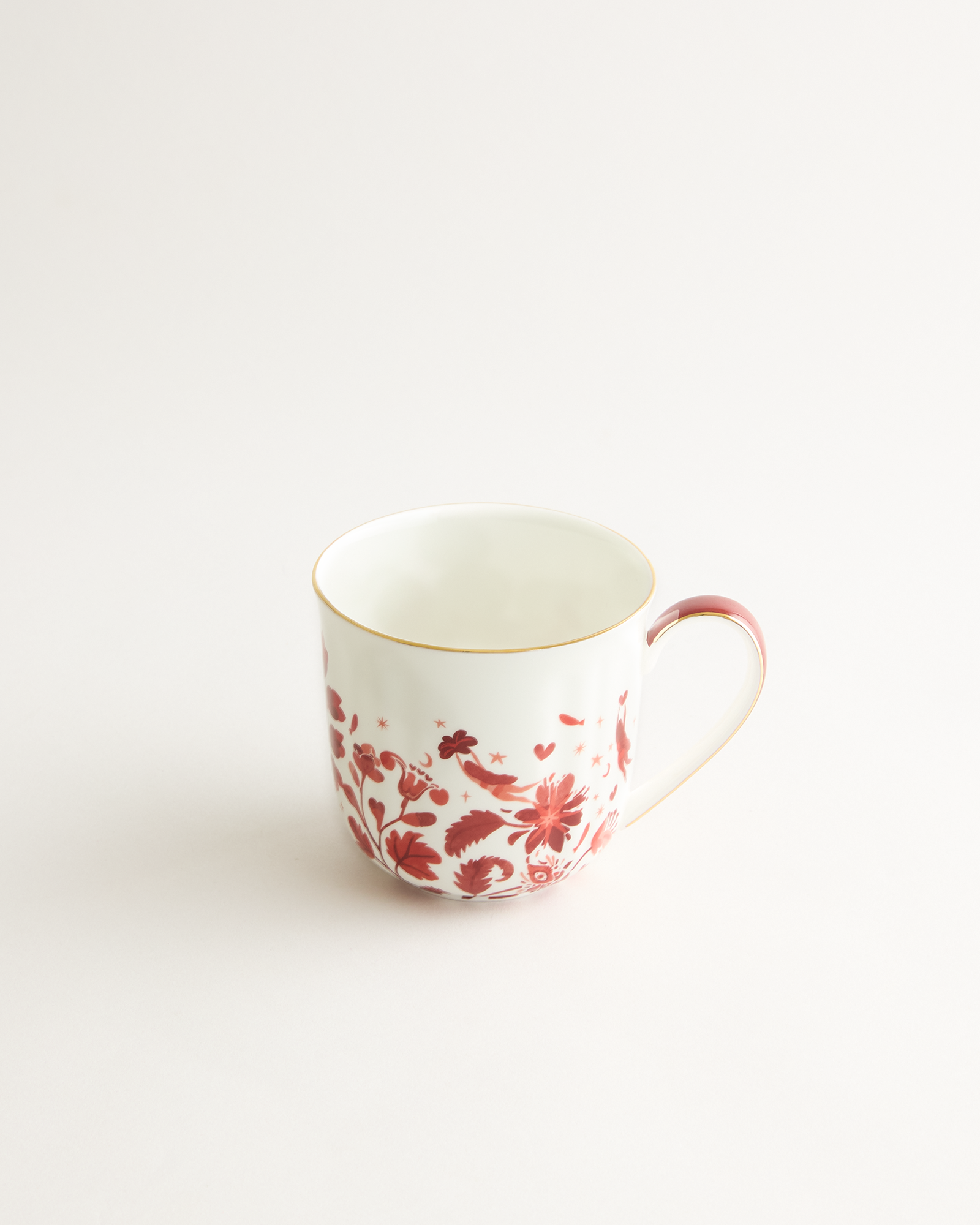 Stardust Bloom Red Pretty Mug